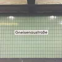 Photo taken at U Gneisenaustraße by Simon W. on 8/13/2016