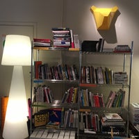 Photo taken at Book café by ghjk c. on 4/26/2017