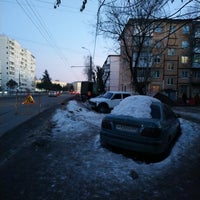 Photo taken at Остановка «Школа №40» by Sasha P. on 2/18/2019
