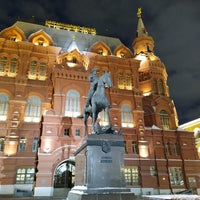 Photo taken at Marshal Zhukov Monument by Sasha P. on 2/1/2021