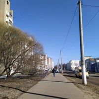 Photo taken at Комсомольский просп. by Sasha P. on 3/28/2021