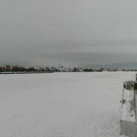 Photo taken at Слияние рек Волга и Тверца by Sasha P. on 1/25/2018