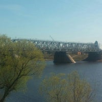 Photo taken at ж/д Мост (Тверь, р. Волга) by Sasha P. on 4/29/2016