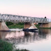 Photo taken at ж/д Мост (Тверь, р. Волга) by Sasha P. on 8/16/2017