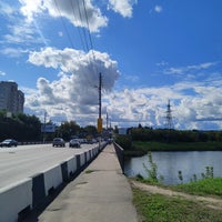 Photo taken at Мост через р. Лазурь by Sasha P. on 9/6/2021