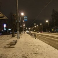 Photo taken at Остановка «Торговый Центр» by Sasha P. on 3/23/2018
