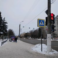 Photo taken at Остановка «ул. Зинаиды Конопляниковой» by Sasha P. on 1/3/2022