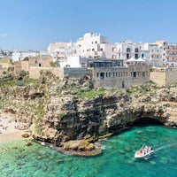 Photo taken at Polignano a Mare by Sandra R. on 5/23/2023