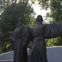 Photo taken at Памятник Афанасию и Феодосию by Dimоn7️⃣8️⃣ on 8/4/2016