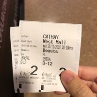 Photo taken at Cathay Cineplex by Jarrett O. on 11/28/2018