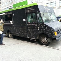 Photo taken at Taïm Mobile Falafel &amp;amp; Smoothie Truck by Mariel S. on 11/16/2012