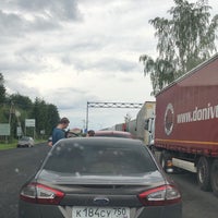Photo taken at Shumilkino border crossing by Мария☃️ on 8/14/2019