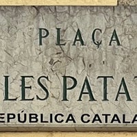 Photo taken at Plaça de Les Patates by Bryan F. on 4/24/2024