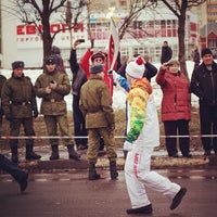 Photo taken at остановка &amp;quot;Шлихтера&amp;quot; by Mikhail V. on 1/12/2014