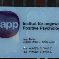 Photo taken at Institut für Angewandte Positive Psychologie by Friederike H. on 3/23/2013