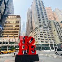 Photo taken at HOPE Sculpture by Robert Indiana by Luis O. on 7/20/2021