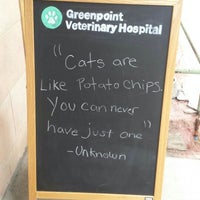 Photo taken at Greenpoint Veterinary by Veronica R. on 4/9/2016