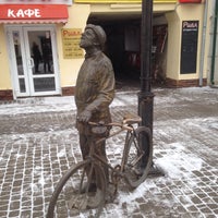 Photo taken at Циолковский-велосипедист by Irina G. on 1/4/2015