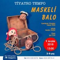 Photo taken at Tiyatro Tempo by Yücel E. on 12/9/2018