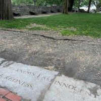 Photo taken at Salem Witch Trials Memorial by Jehan E. on 6/12/2023