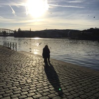 Photo taken at Vltava Riverside by Adley on 12/26/2015