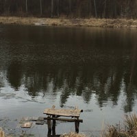 Photo taken at Kotsyba Lake by Oksana N. on 3/13/2016