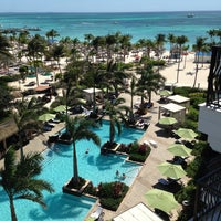 Photo taken at Aruba Marriott Resort &amp;amp; Stellaris Casino by Richard B. on 4/25/2013