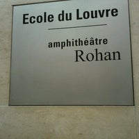 Photo taken at École du Louvre by Catherine L. on 9/18/2012