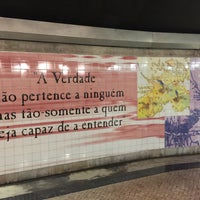 Photo taken at Metro Olivais [VM] by Rebeca L. on 5/20/2018