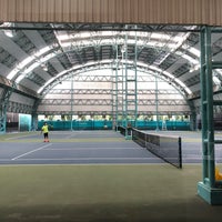 Photo taken at RBSC Tennis Court by Ni-on B. on 7/15/2018