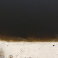 Photo taken at Пляж Гидропарк напротив Лавры by Denis D. on 4/11/2021