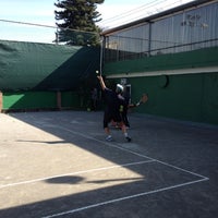 Photo taken at Quadra De Tennis Cornejo by Eliane E. on 7/14/2012
