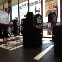 Photo taken at Discount Tire by 👑 JoAnne R. on 8/17/2012