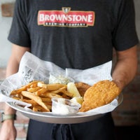 Photo taken at Brownstone Brewing Company by Newsday on 1/19/2014