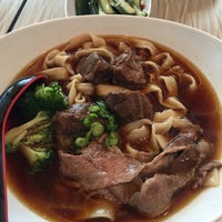Photo taken at Chef Hung Taiwanese Beef Soup Noodle by Wendy P. on 10/10/2014
