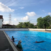 Photo taken at สระว่ายน้ำหมู่บ้านชวนชื่น พัฒนาการ 57 by Wittaya P. on 6/30/2018