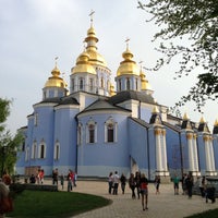 Photo taken at St. Michael&amp;#39;s Golden-Domed Monastery by Taisiia I. on 5/1/2013