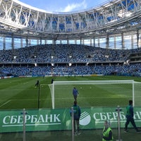 Photo taken at Nizhny Novgorod Stadium by Maria B. on 4/28/2018