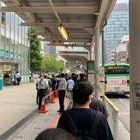 Photo taken at Shinagawa Sta. Konan Exit Bus Stop by Dan C. on 10/4/2020