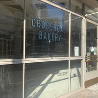 Photo taken at Crossroads Bakery by Dan C. on 6/17/2021