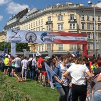 Photo taken at Wings for Life Worldrun - Wien Karlsplatz by Susan G. on 5/8/2016