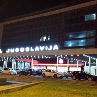 Photo taken at Stajalište gradskog prevoza Hotel Jugoslavija by Maja D. on 5/8/2014