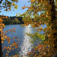 Photo taken at Fresh Pond Reservation by Lisa K. on 10/16/2022