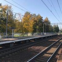 Photo taken at Komarovo railway station by VladislaV T. on 9/26/2020