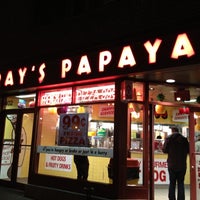 Photo taken at Gray&amp;#39;s Papaya by SMILEY_ROY on 11/29/2012