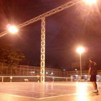 Photo taken at Saithip tennis court by Athisak K. on 11/22/2012