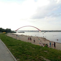 Photo taken at пляж Бугринской рощи by Danil S. on 7/16/2015