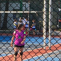 Photo taken at Canchas de volleyball by Amanda T. on 4/7/2018