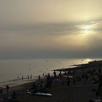 Photo taken at Hove Beach by Nick H. on 9/6/2023