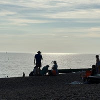 Photo taken at Hove Beach by Nick H. on 9/10/2023
